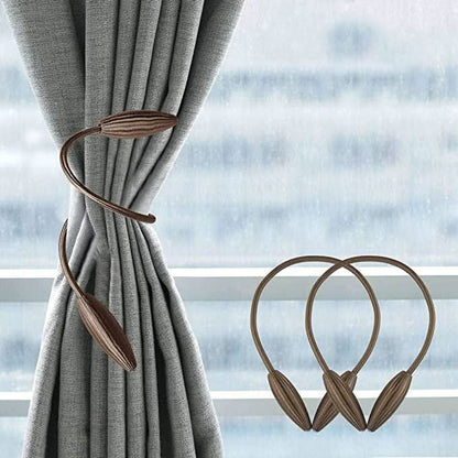 Curtain Tiebacks Flexible Shapeable Tool-Free
