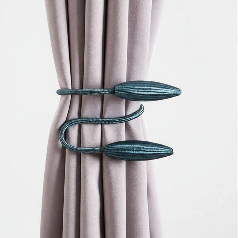 Curtain Tiebacks Flexible Shapeable Tool-Free