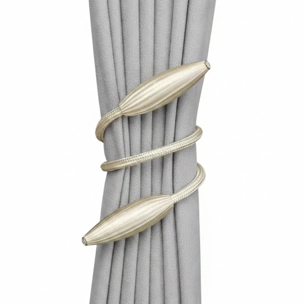 Curtain Tiebacks Flexible Shapeable Tool-Free