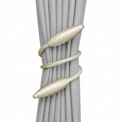 Curtain Tiebacks Flexible Shapeable Tool-Free