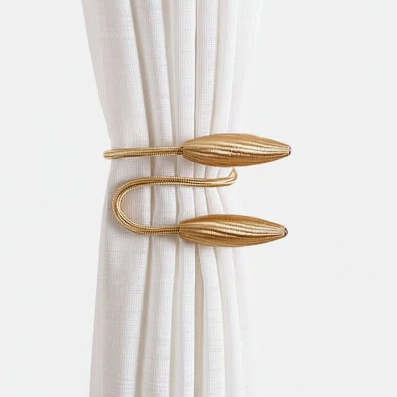 Curtain Tiebacks Flexible Shapeable Tool-Free