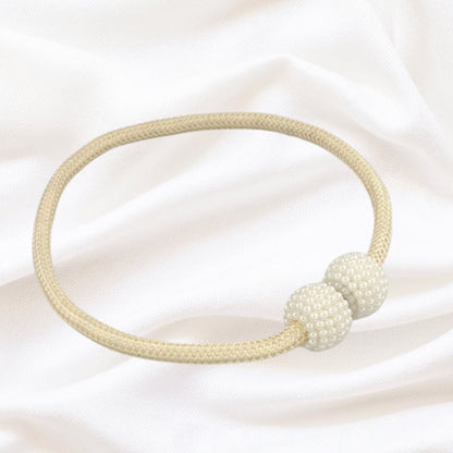 Curtain Tiebacks Magnetic Faux Pearl Set of 2