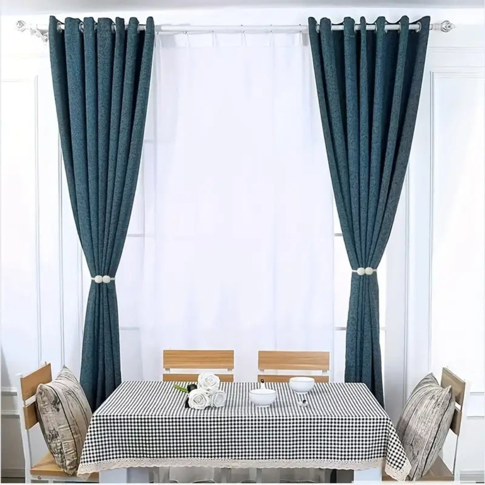 Curtain Tiebacks Magnetic Faux Pearl Set of 2