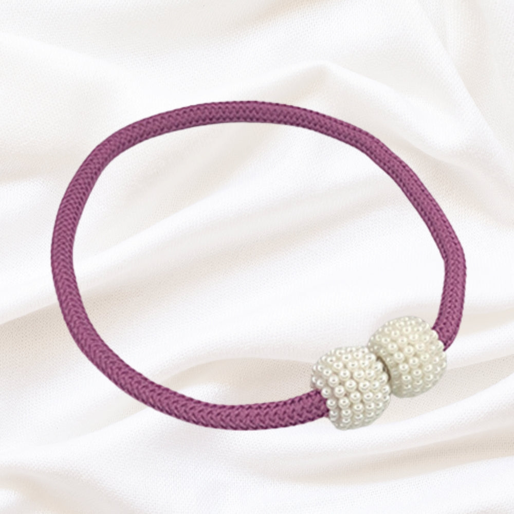 Curtain Tiebacks Magnetic Faux Pearl Set of 2