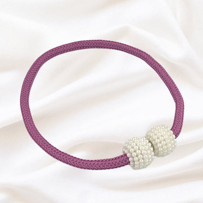Curtain Tiebacks Magnetic Faux Pearl Set of 2