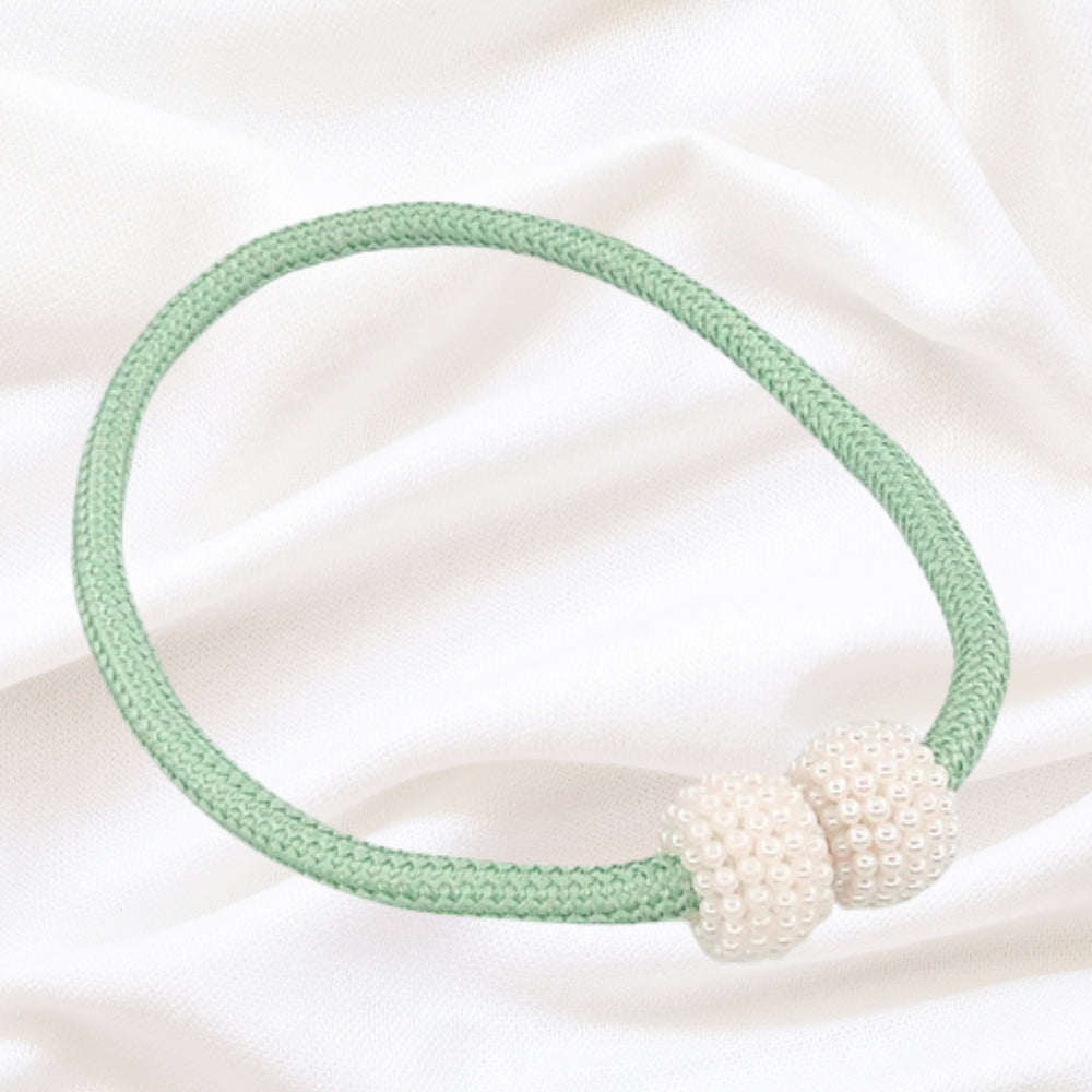 Curtain Tiebacks Magnetic Faux Pearl Set of 2