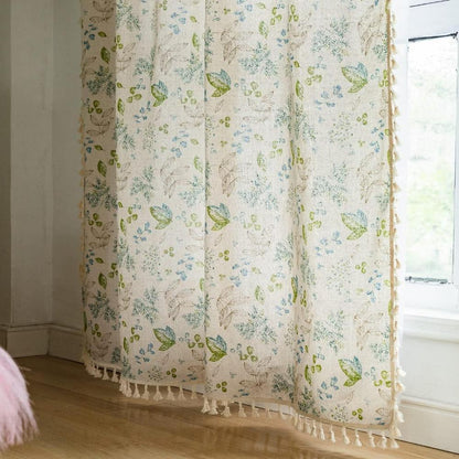 Curtains 80% Light Blocking Noise-Reducing Cotton Blend