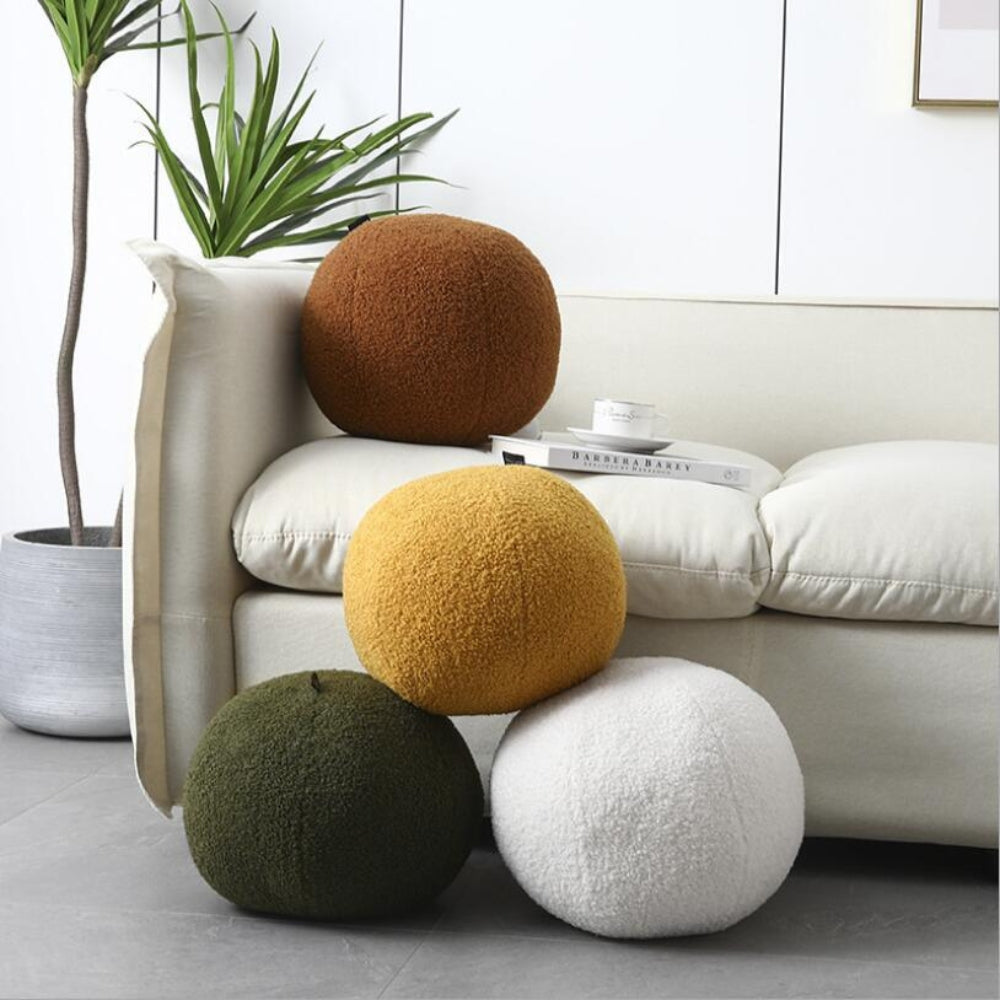 Cushion Boucle Wool 12 Inch