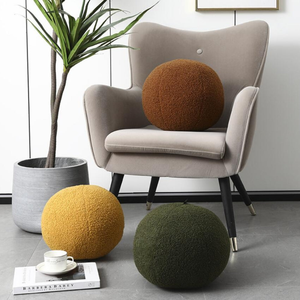 Cushion Boucle Wool 12 Inch
