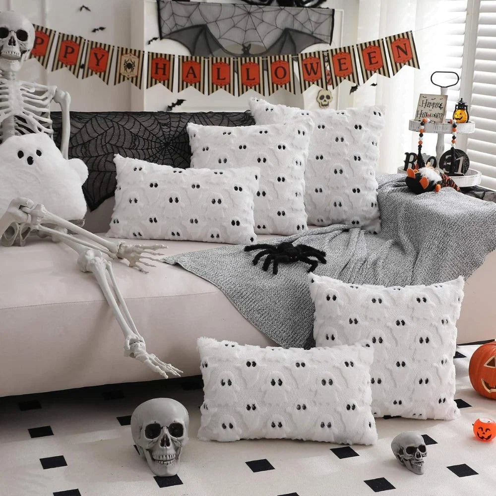 Cushion Cover 3D Ghost Microfiber & Machine Washable