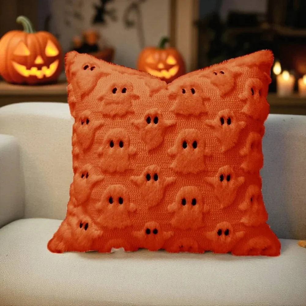 Cushion Cover 3D Ghost Microfiber & Machine Washable