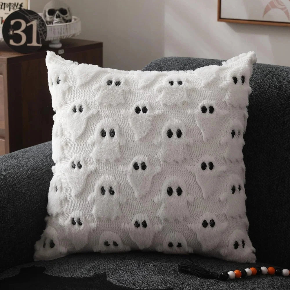 Cushion Cover 3D Ghost Microfiber & Machine Washable