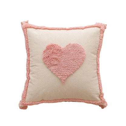 Cushion Cover Chenille Reversible Tassel Trim 18x18