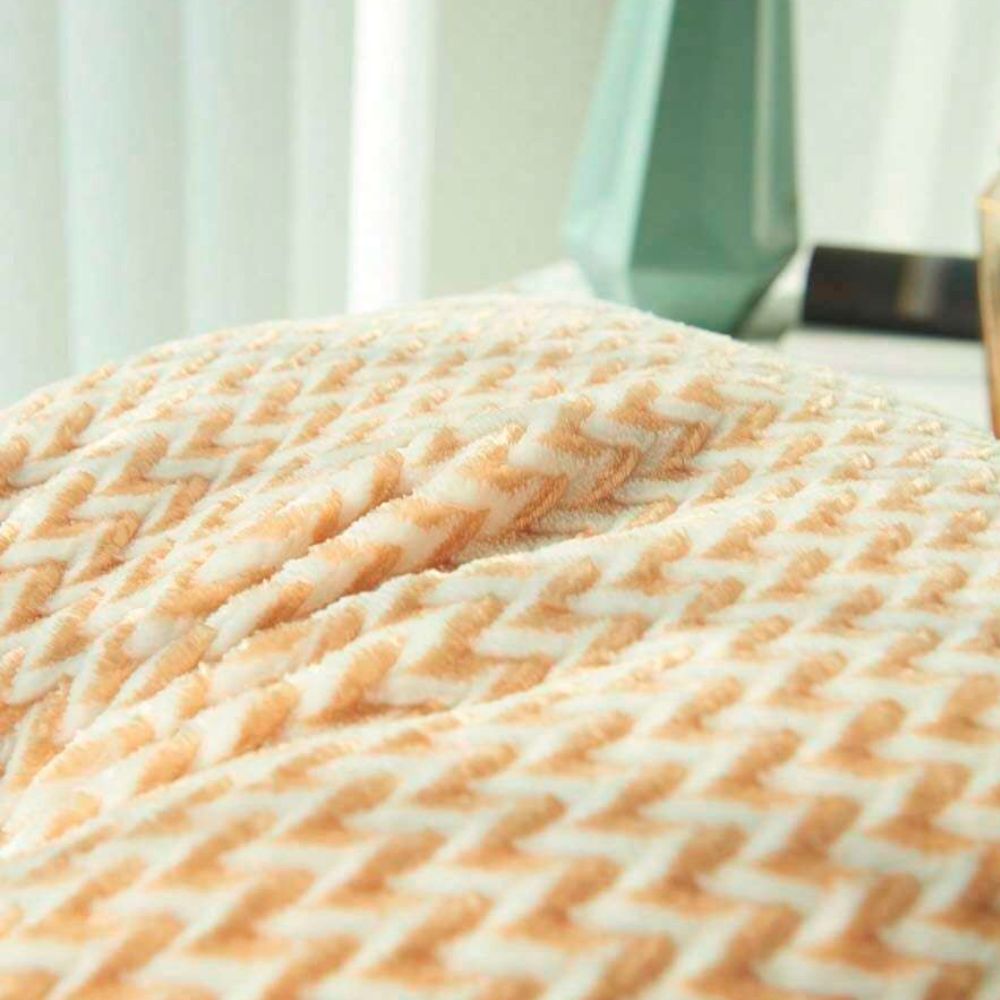 Cushion Cover Chevron Microfiber Machine Washable