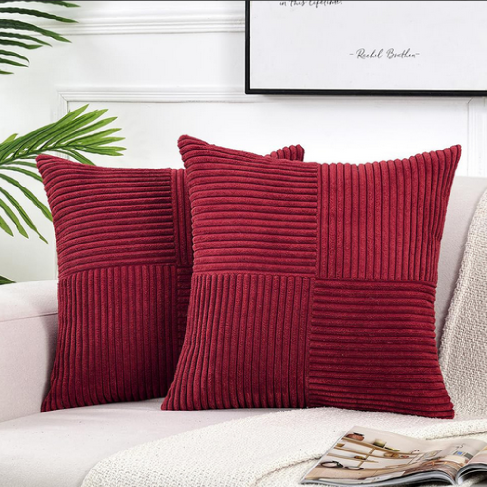 Cushion Cover Corduroy Removable & Easy-To-Clean