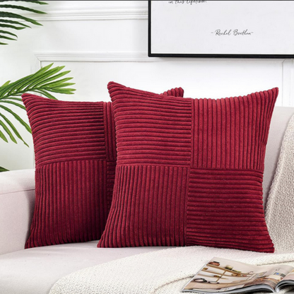 Cushion Cover Corduroy Removable & Easy-To-Clean