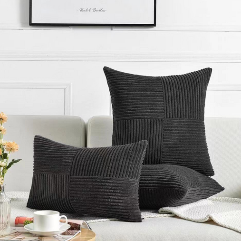 Cushion Cover Corduroy Removable & Easy-To-Clean