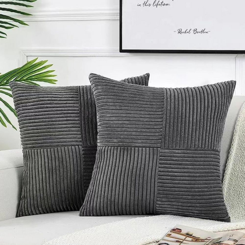 Cushion Cover Corduroy Removable & Easy-To-Clean