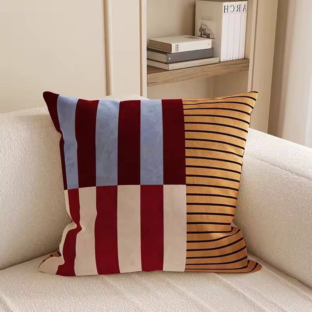 Cushion Cover Double-Sided Microfiber Concealed Zipper 18 Inch Square