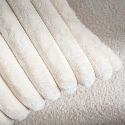 Cushion Cover Faux Fur Plush 18x18 Machine-Washable