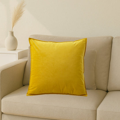Cushion Cover Faux Leather Moiré Zipper 18 Inch Square