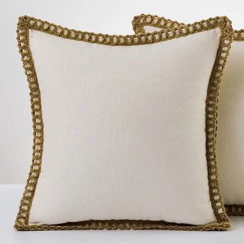 Cushion Cover French-Inspired Pattern Removable Washable