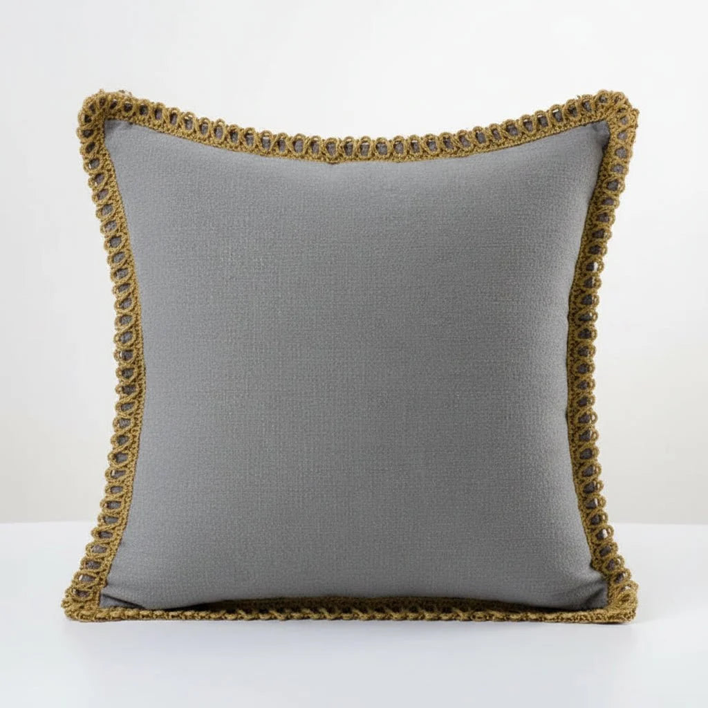 Cushion Cover French-Inspired Pattern Removable Washable