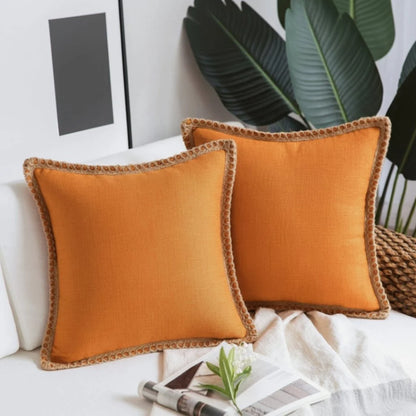 Cushion Cover French-Inspired Pattern Removable Washable