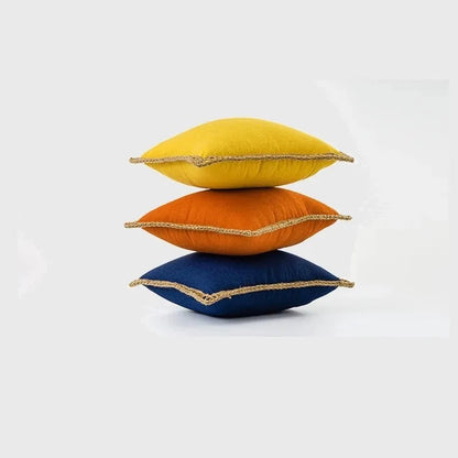 Cushion Cover French-Inspired Pattern Removable Washable