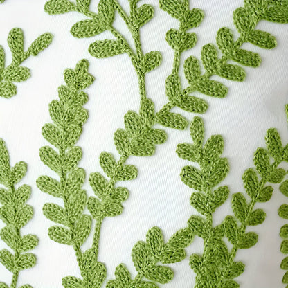Cushion Cover Leaf Print Microfiber Blend Machine Washable