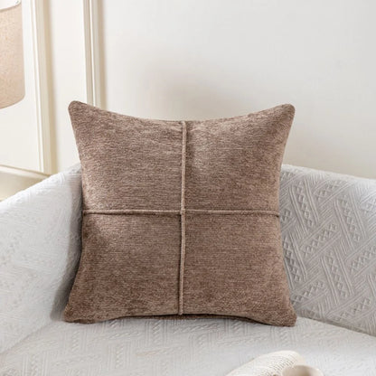 Cushion Cover Soft Microfiber Stitched Panel