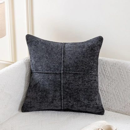 Cushion Cover Soft Microfiber Stitched Panel