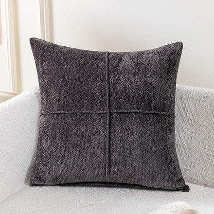 Cushion Cover Soft Microfiber Stitched Panel