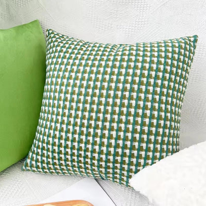 Cushion Cover Textured Pixel Weave Microfiber Machine Washable