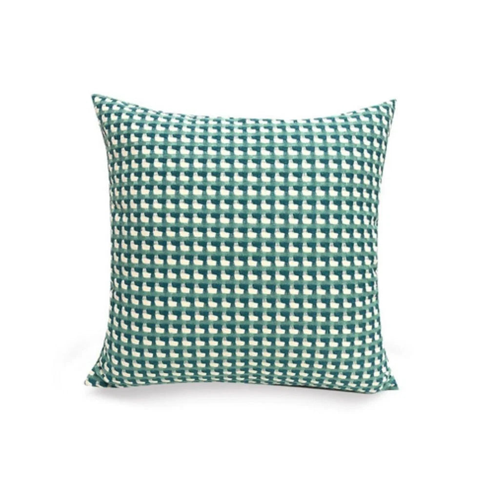 Cushion Cover Textured Pixel Weave Microfiber Machine Washable