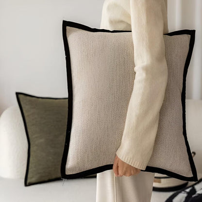 Cushion Cover Woven Jacquard Cotton-Polyester 18 x 18