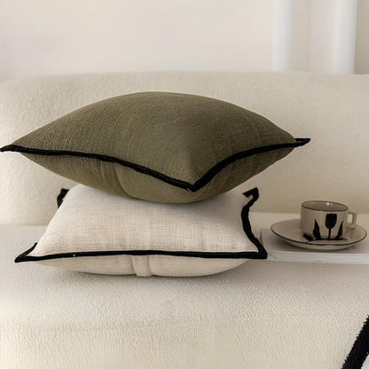 Cushion Cover Woven Jacquard Cotton-Polyester 18 x 18