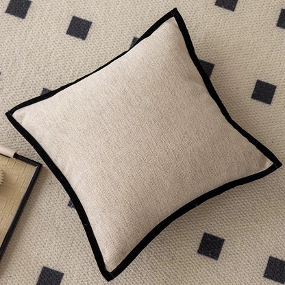 Cushion Cover Woven Jacquard Cotton-Polyester 18 x 18
