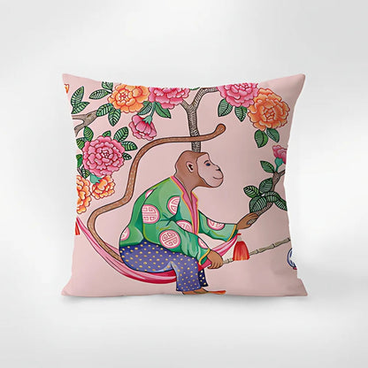 Cushion Cover Zebra Tapestry Botanical Accents 18x18