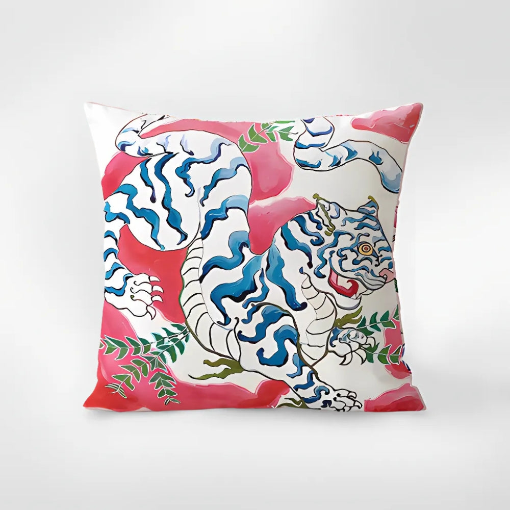 Cushion Cover Zebra Tapestry Botanical Accents 18x18
