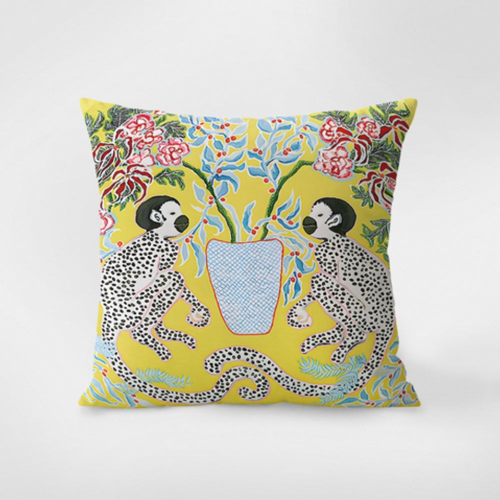 Cushion Cover Zebra Tapestry Botanical Accents 18x18