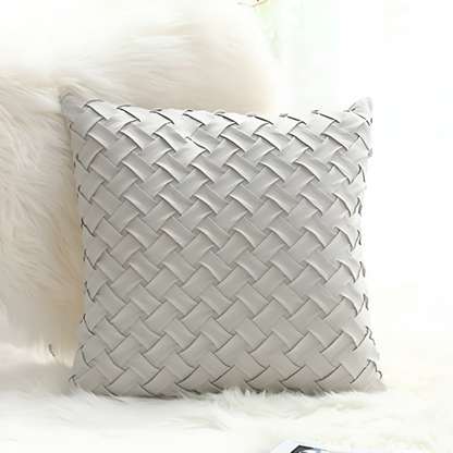 Cushion Covers Soft Faux Suede Basket Weave Multiple Colors