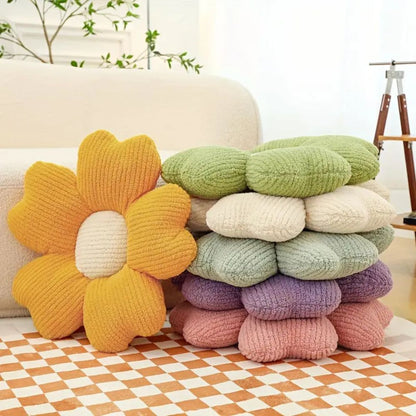 Cushion Flower-Shaped Breathable Microfiber & Foam 20 Inch