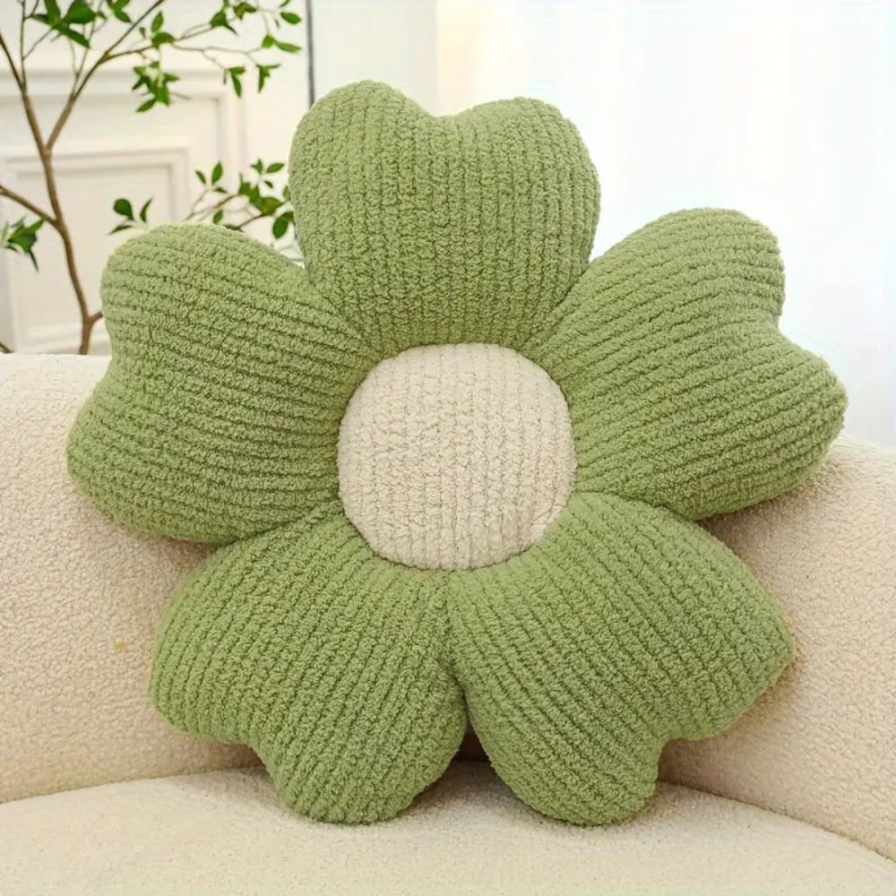 Cushion Flower-Shaped Breathable Microfiber & Foam 20 Inch