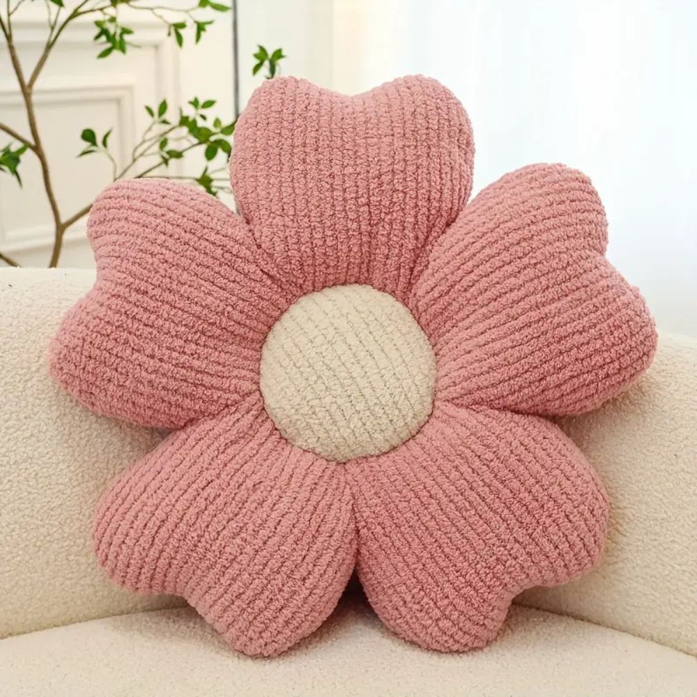 Cushion Flower-Shaped Breathable Microfiber & Foam 20 Inch
