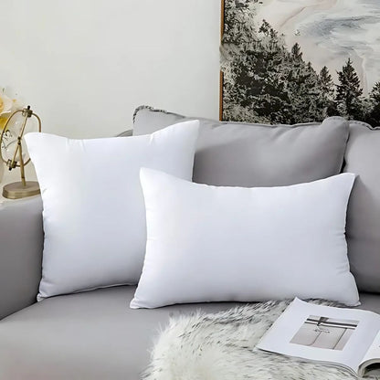 Cushion Insert Plush Support Cotton Blend Retains Shape