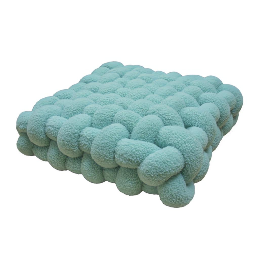 Cushion Knot Boucle Lamb Velvet Cotton Filled