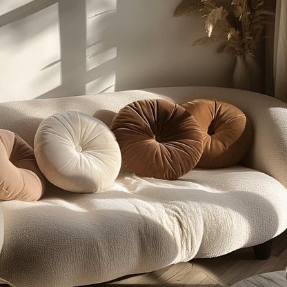 Cushion Pumpkin Shaped Plush Polyester 14 Inch