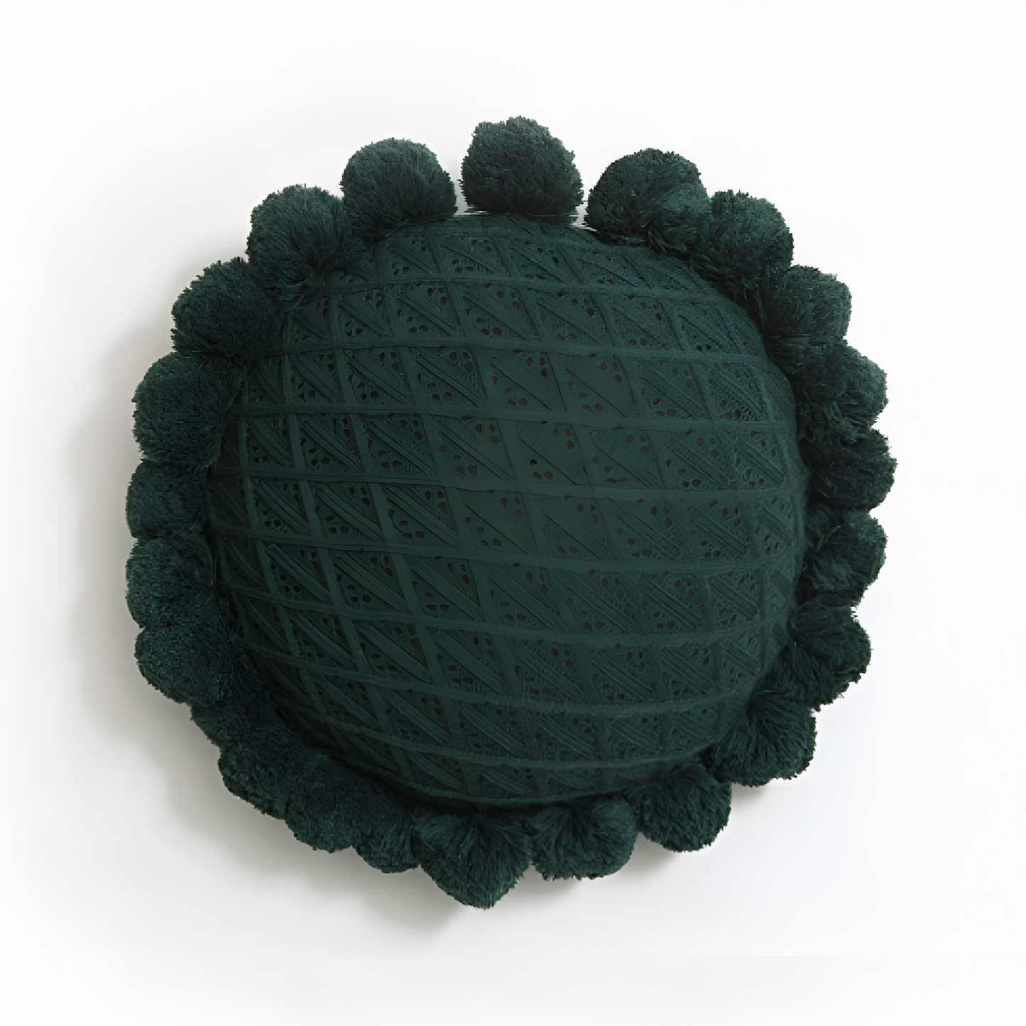 Cushion Sunflower Weave Pom-Pom Trim
