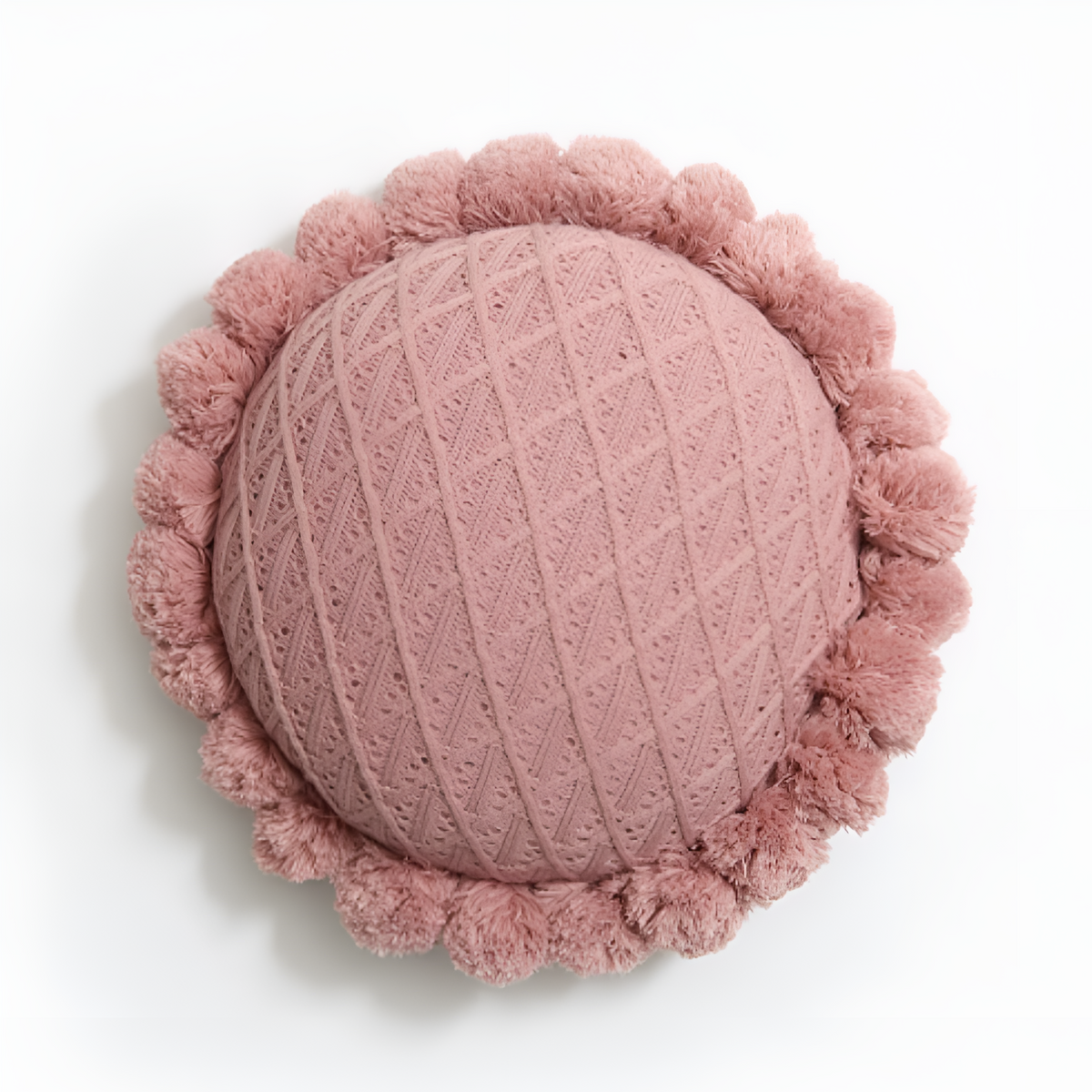 Cushion Sunflower Weave Pom-Pom Trim